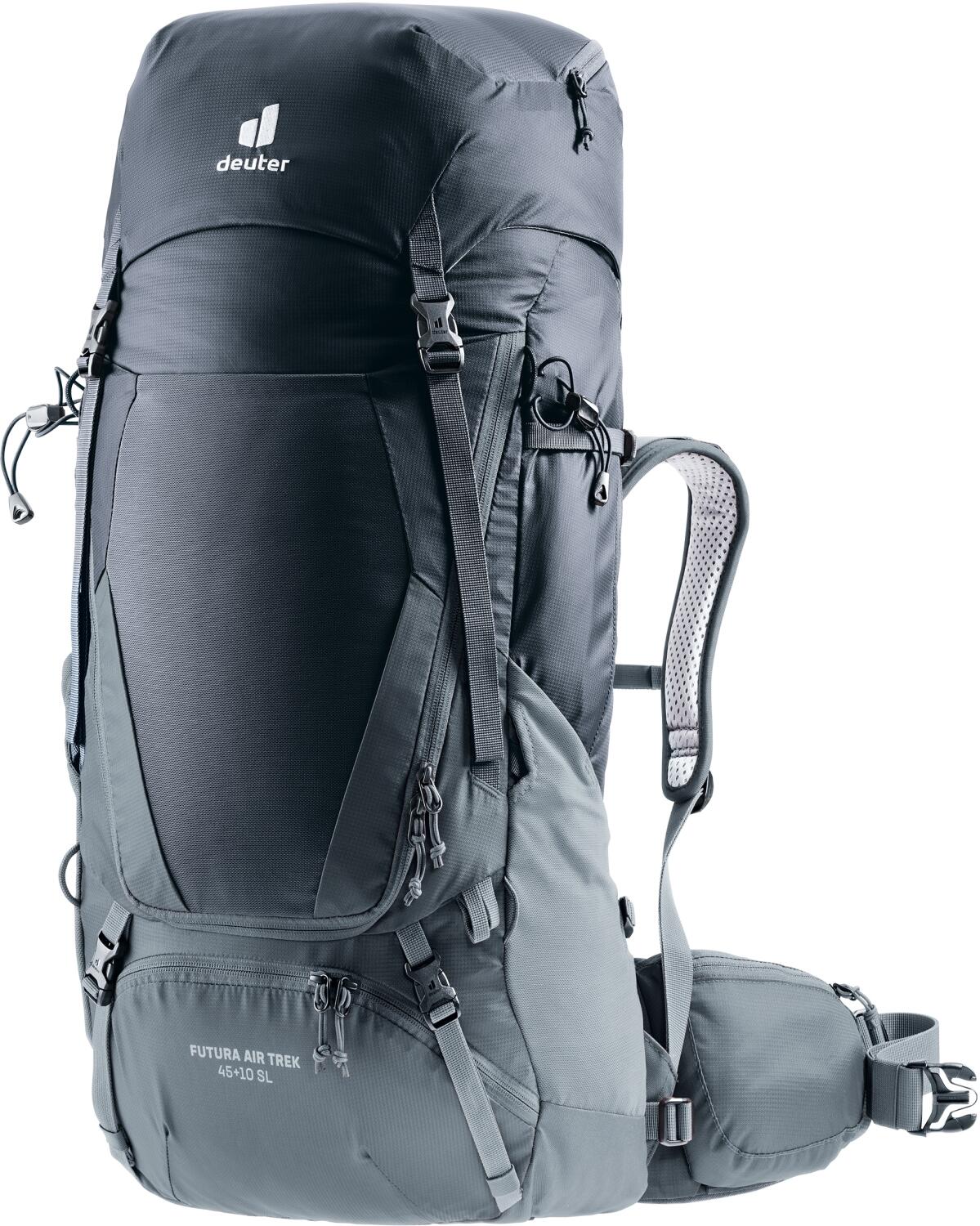 4046051112398 - Futura Air Trek 45 + 10 SL - Trekkingrucksack - Damen Black   Graphite 45 + 10 L