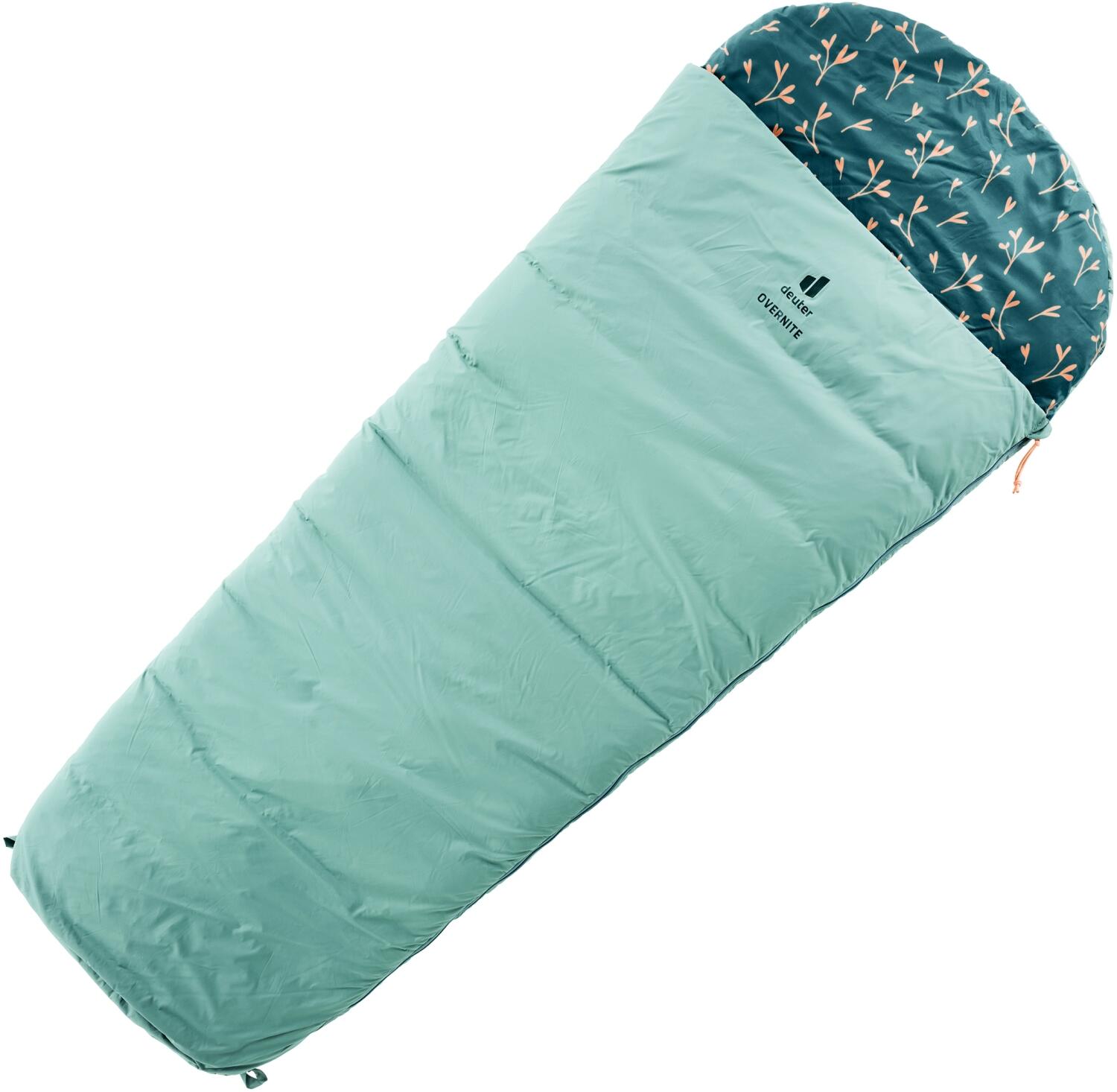 Deuter Overnite Mumienschlafsack Kinder (2346 jade/deepsea, 01 links)