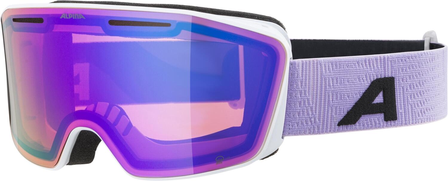 Alpina Nendaz Q-Lite Skibrille (812 white/lilac matt, Scheibe: Q-Lite lavender (S2))