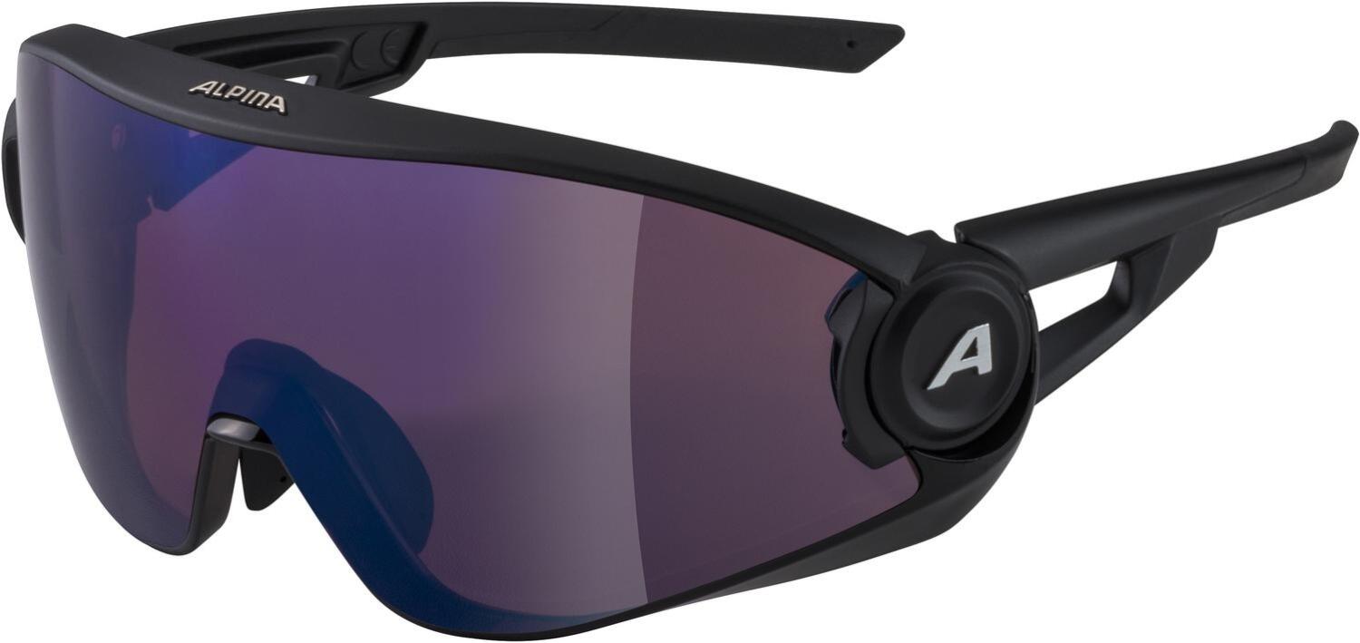 4003692299420 - 5W1NG Q+VM Sportbrille (Farbe 531 black matt Quattroflex+Varioflex Scheibe blue mirror (S3))