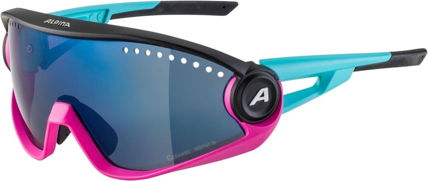 4003692304933 - 5W1NG CM+ Sportbrille (Farbe 381 blue magenta black Ceramic Mirror Scheibe blue mirror (S3))