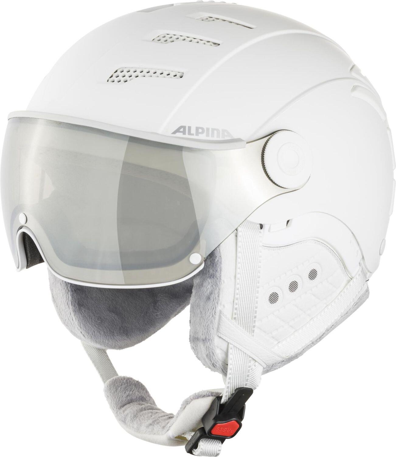 4003692297495 - Jump 20 Varioflex Hybridmirror Skihelm (Größe 52-54 cm 13 white grey matt)