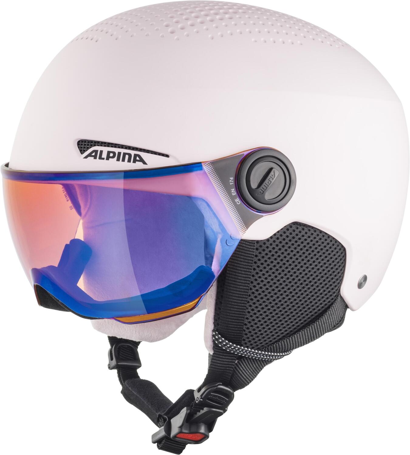 4003692308573 - - Kids Zupo Visor Quattroflex Mirror Lite S2 - Skihelm Gr 48-52 cm weiß