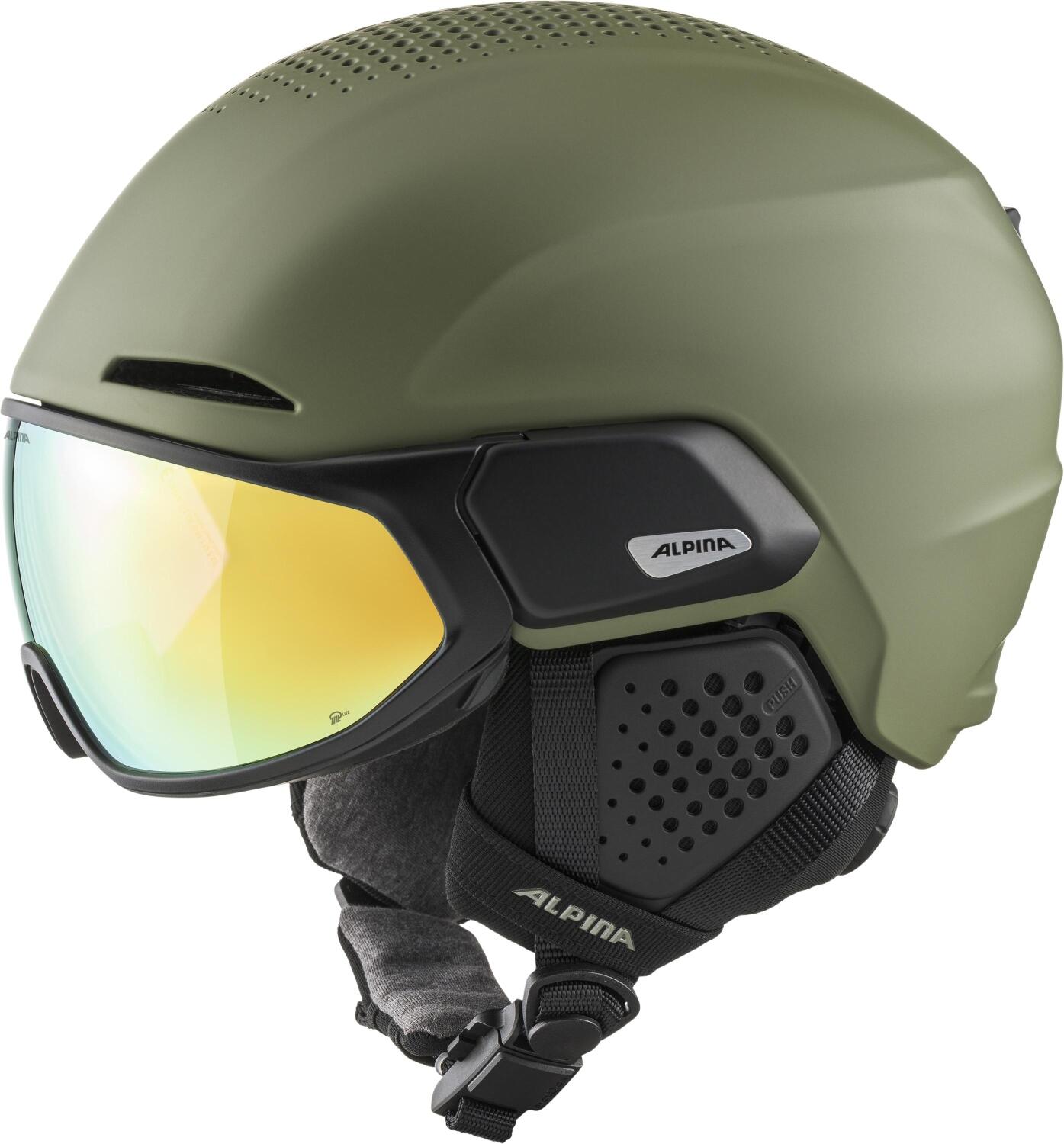 4003692320001 - Alto Q-Lite Visier Skihelm (Größe 51-55 cm 60 olive matt)