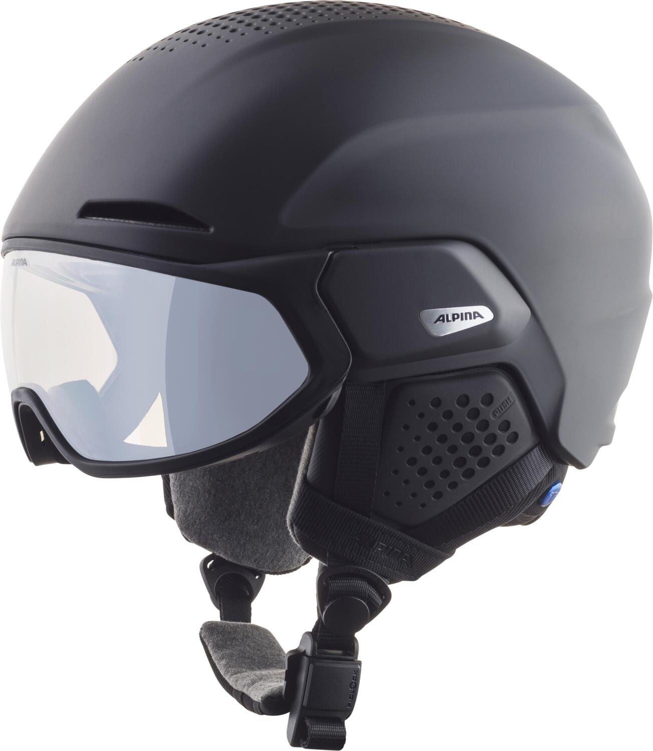 4003692306500 - Alto Varioflex Visier Skihelm (Größe 51-55 cm 30 black matt)