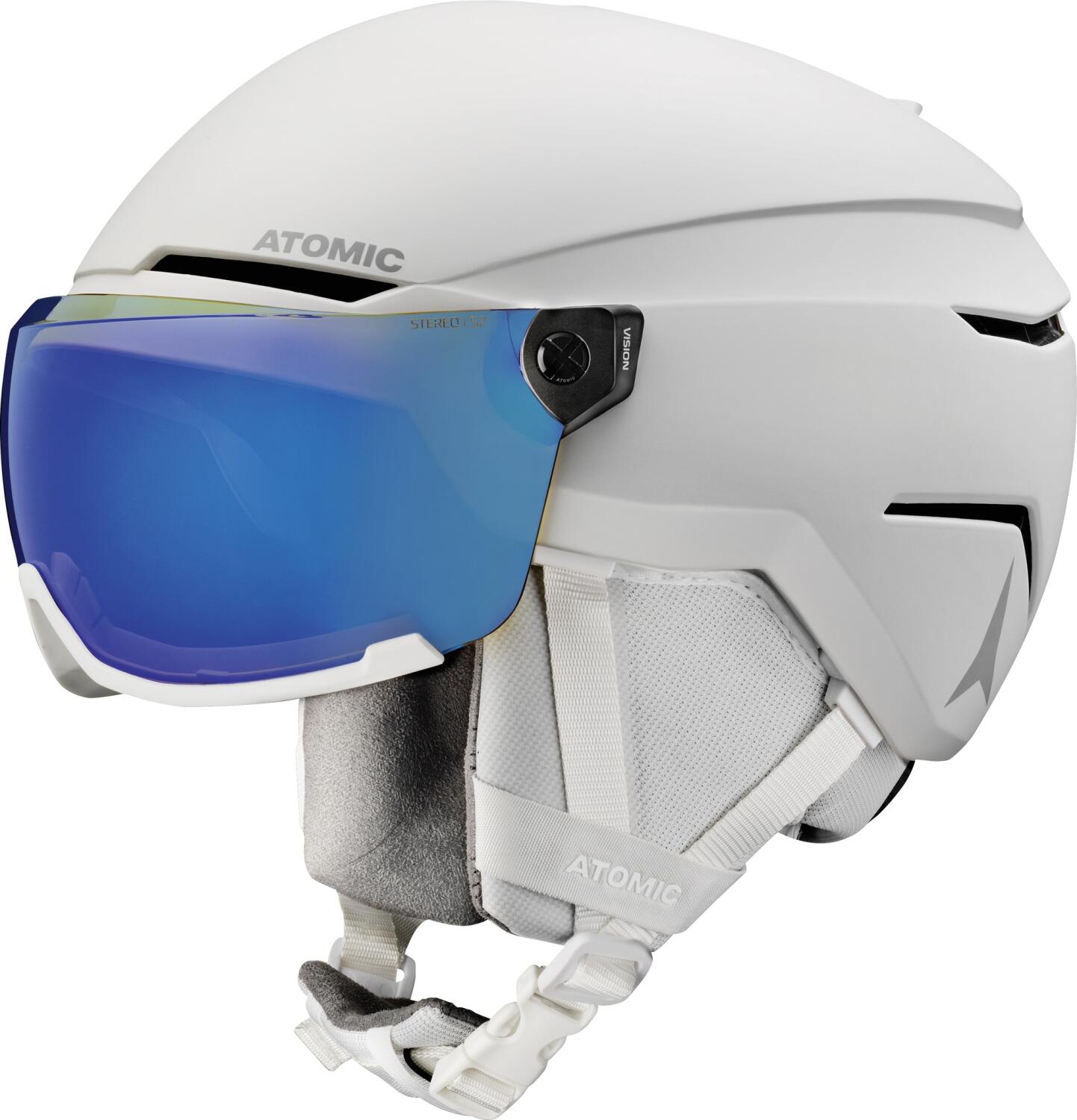 0887445176831 - Savor Stereo Visor Visier Skihelm (Größe 51-55 cm white)