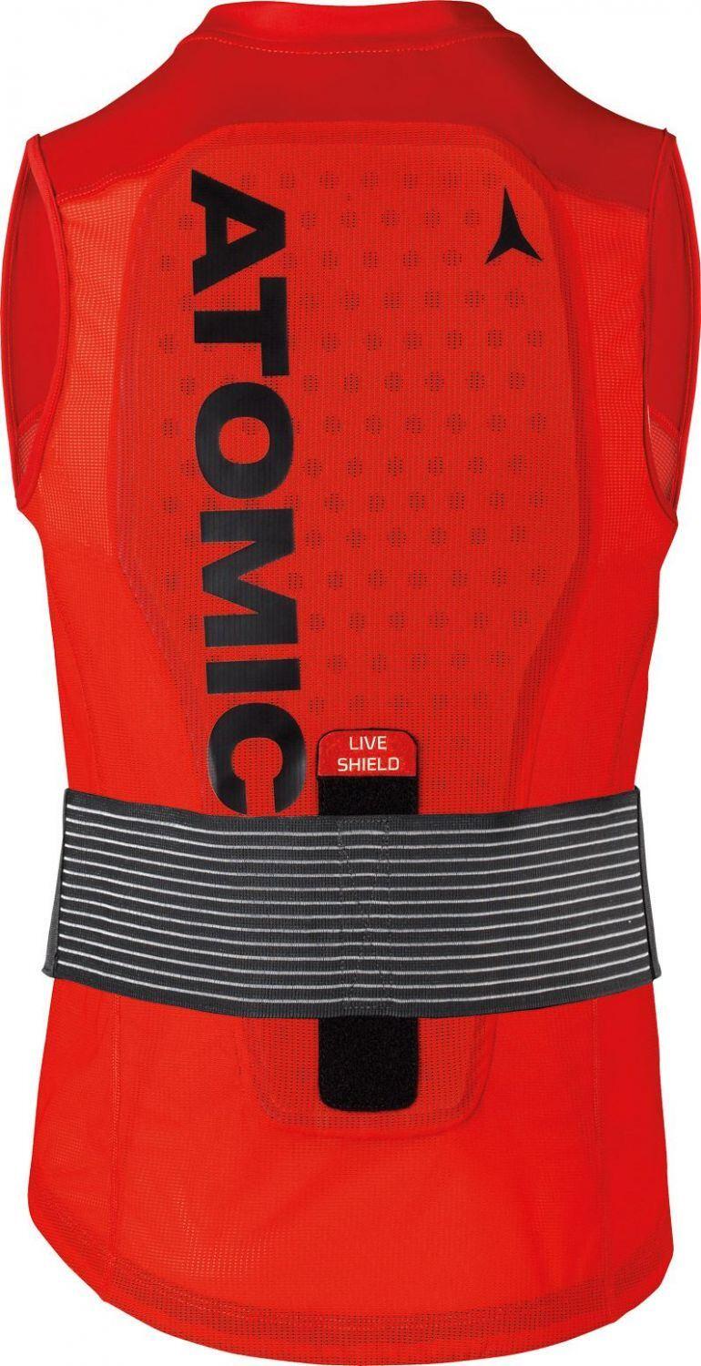 Atomic Live Shield Vest Men Protektor (XL, Körpergröße 190 bis 200 cm, red)