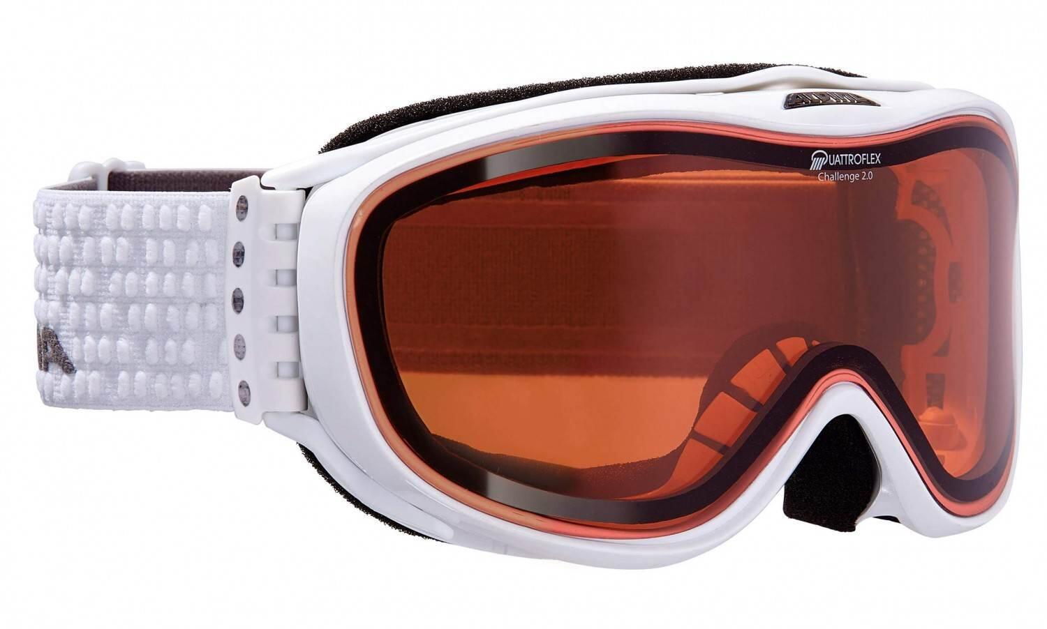 Alpina Challenge 2.0 Skibrille (011 weiß, Scheibe: QUATTROFLEX Hicon (S2))