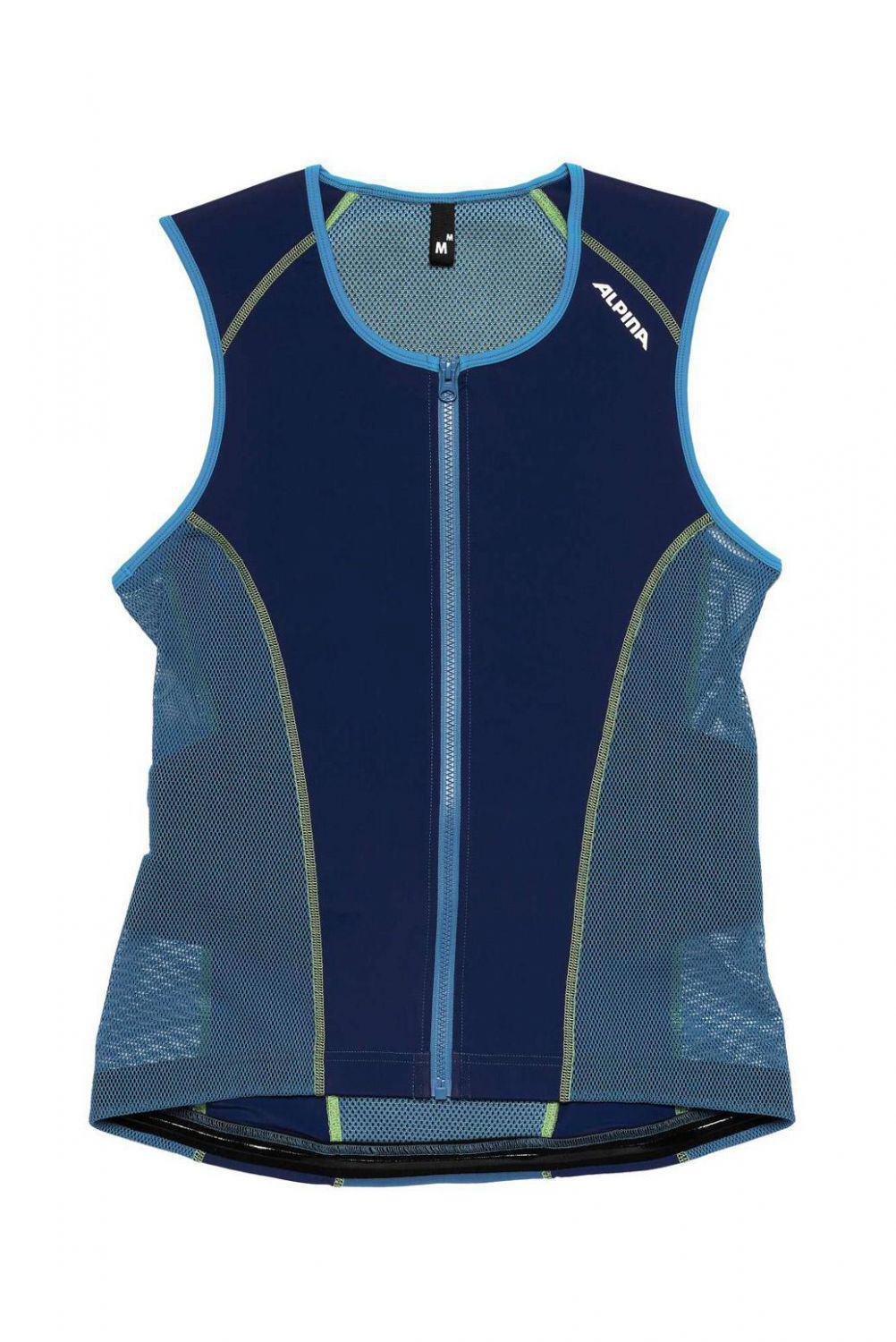 Alpina Jacket Soft Protector Men Vest (M = Körpergröße ca. 175-180 cm, 82 navy/green)