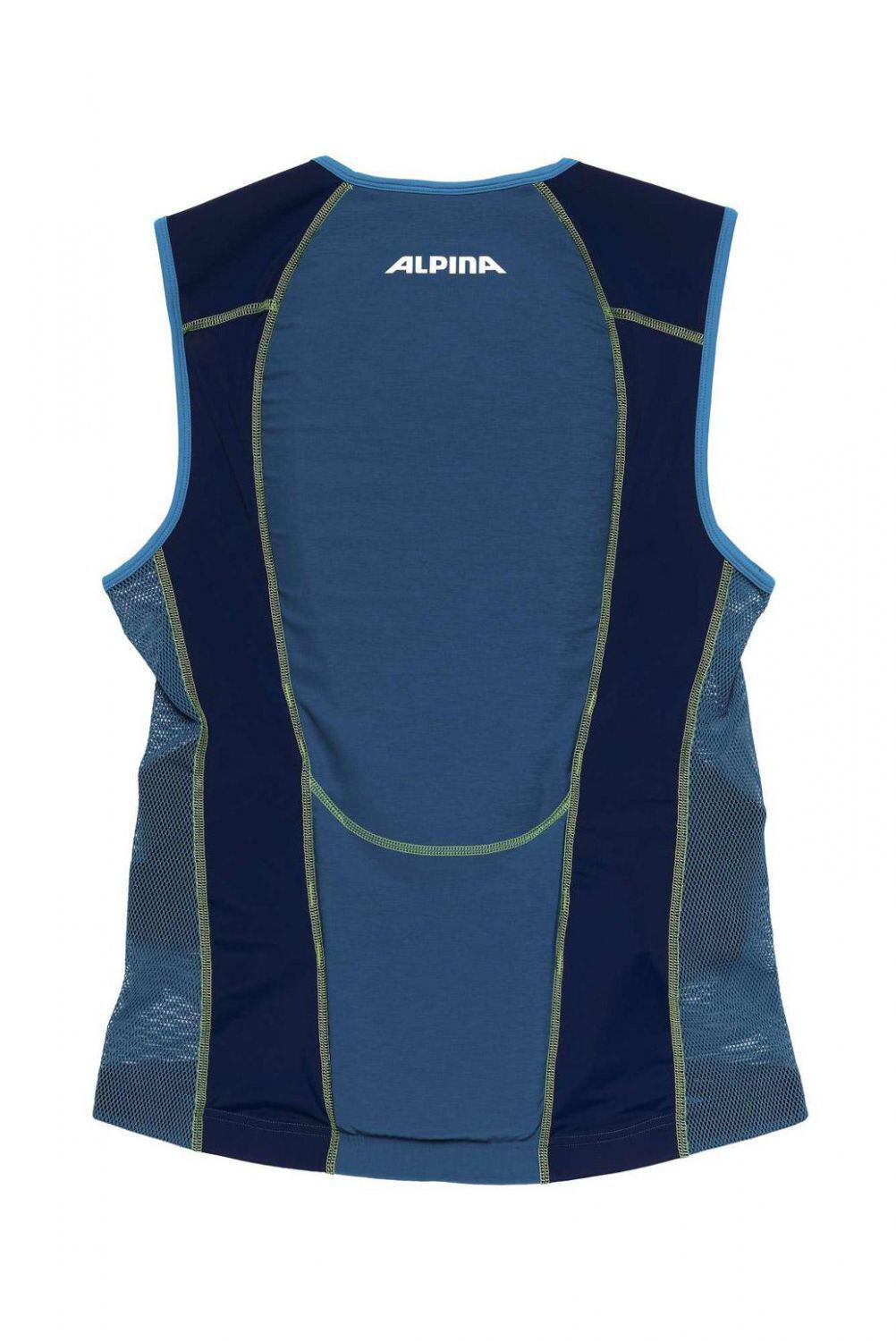 Alpina Jacket Soft Protector Men Vest (L = Körpergröße ca. 180-185 cm, 82 navy/green)