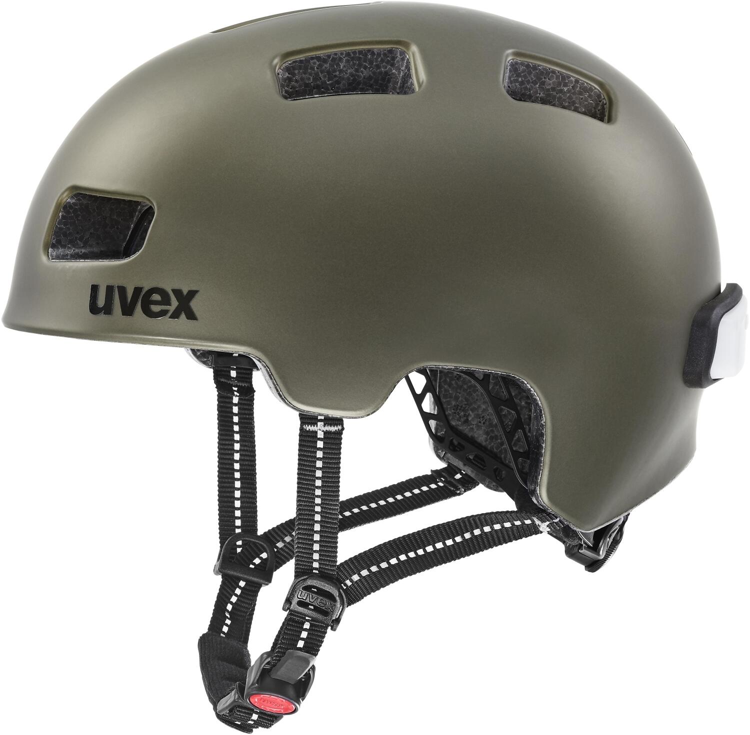 uvex City 4 Fahrradhelm (58-61 cm, 06 green smoke matt)