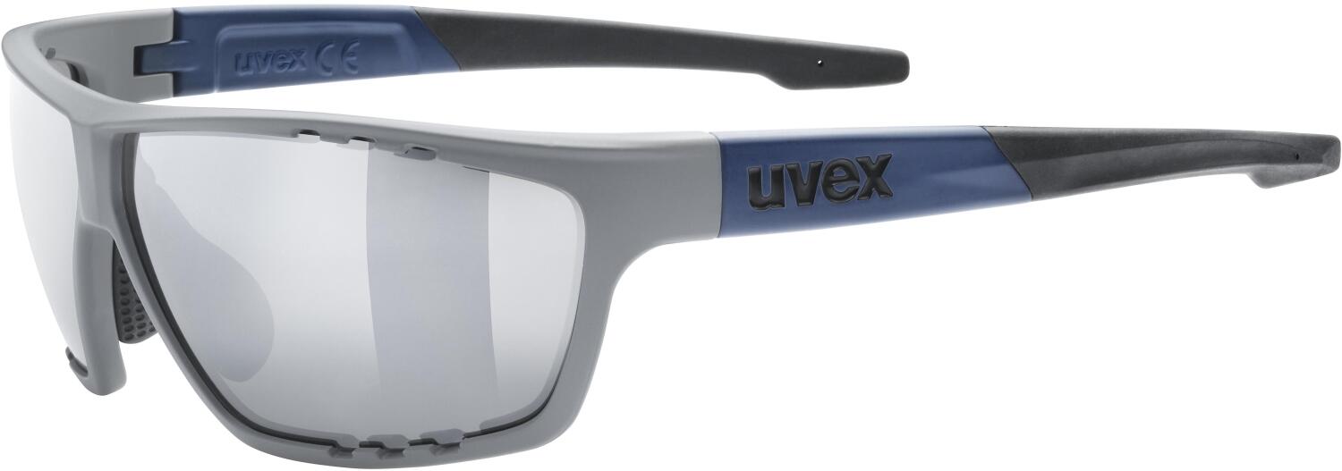 4043197345383 - uvex Sportstyle 706 Sportbrille (Farbe 5416 rhino deep space matt litemirror silver (S3))