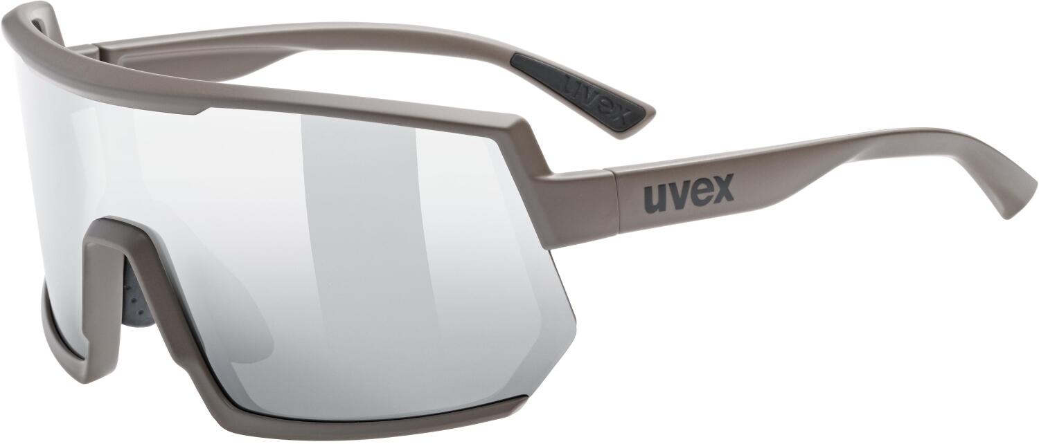 uvex Sportstyle 235 Sportbrille (6616 oak brown matt, mirror silver (S3))