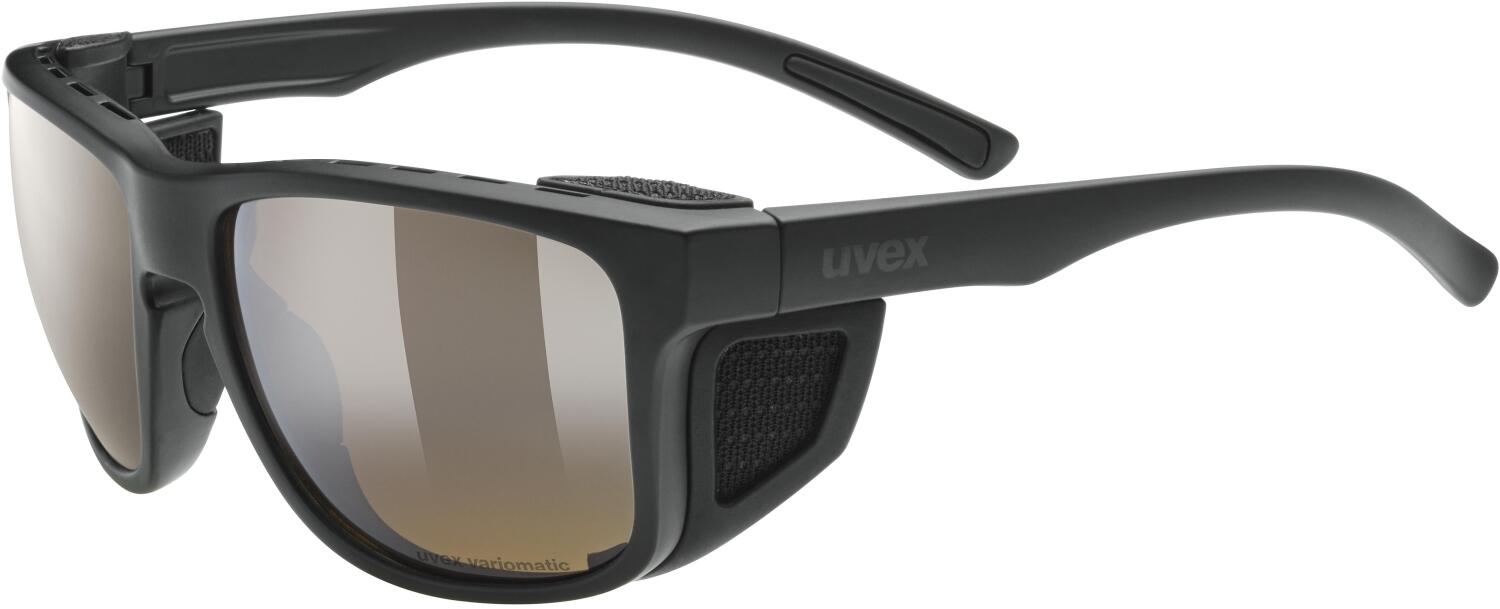 uvex Sportstyle 312 VPX Sportbrille (2261 black matt, polavision brown (S2-4))
