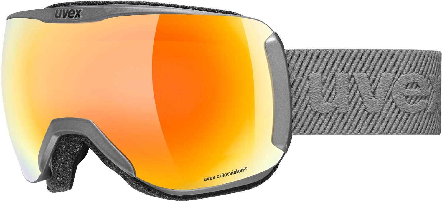 uvex Downhill 2100 CV Skibrille (5030 rhino matt, mirror orange/colorvision orange (S2))
