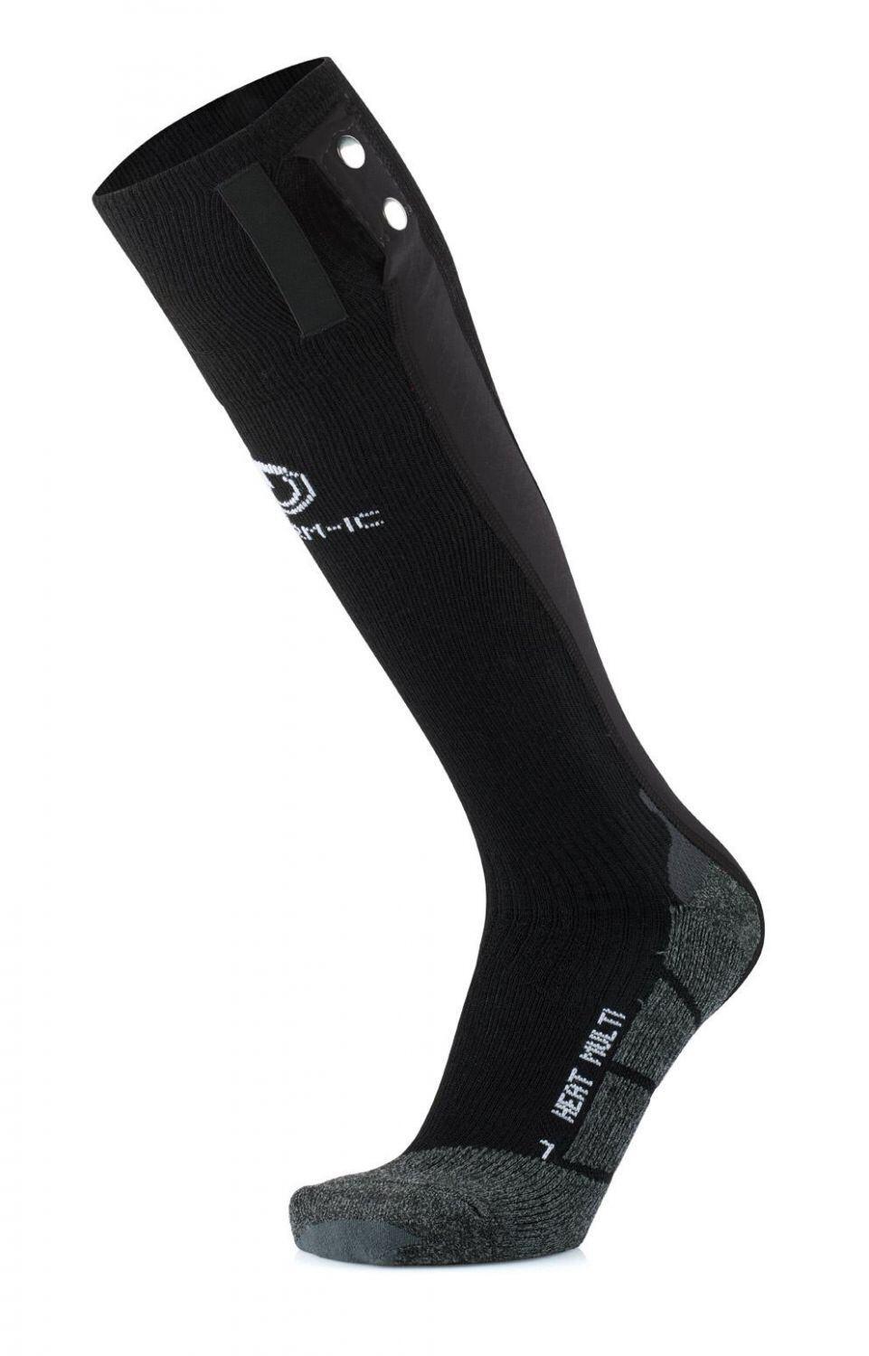 Therm-ic PowerSock Heat Multi beheizbare Socken ohne Akku (35.0 - 38.0, schwarz)